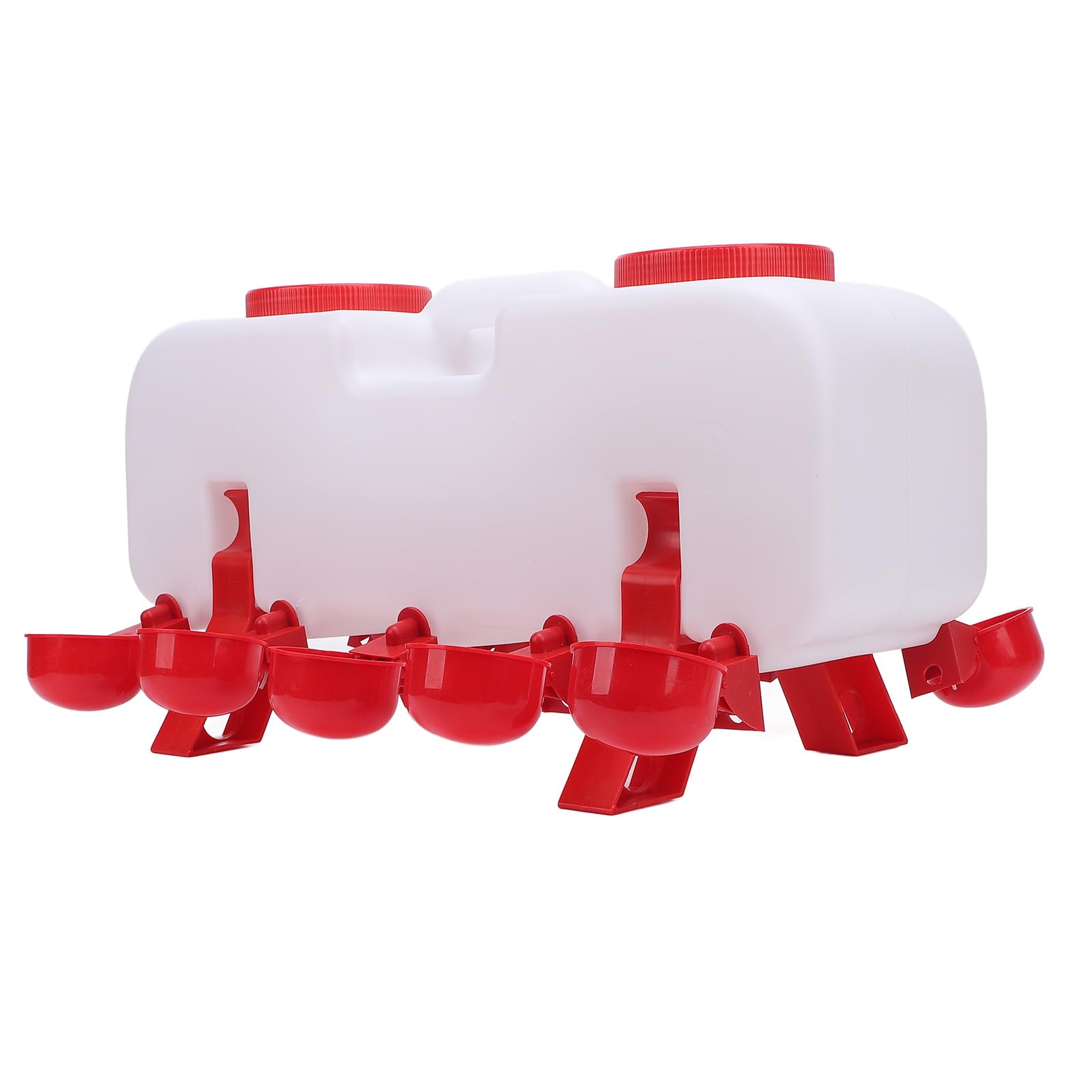 Alomejor Kit Abbeveratoio Automatico per Polli di Lunga Durata per Versatile Set di Mangiatoie per Pollame 29 Accessori