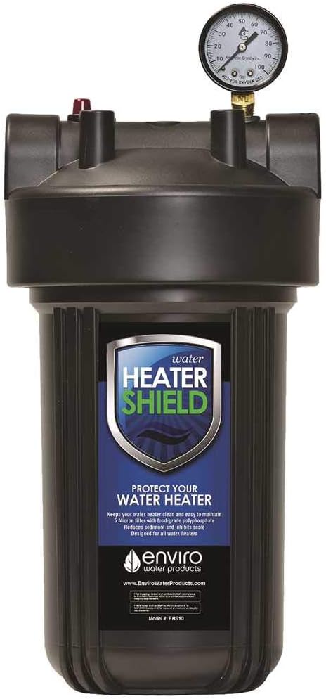PRODUCTS EHS10 Water Heater Shield, 1" Connection, 10.0 Gpm, Plastic, 18" x 5, 5" x 18"