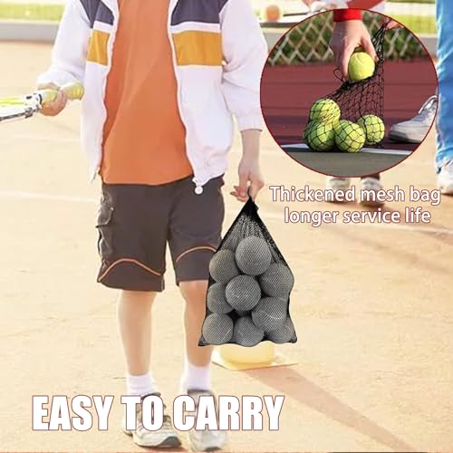 Image of Tennis Balls, Magicorange12 Pack Advanced Training Tennis Balls Practice Balls, Pet Dog Playing Balls, Come with Mesh Bag for Easy Transport, Good for Beginner Training Ball (Grey)