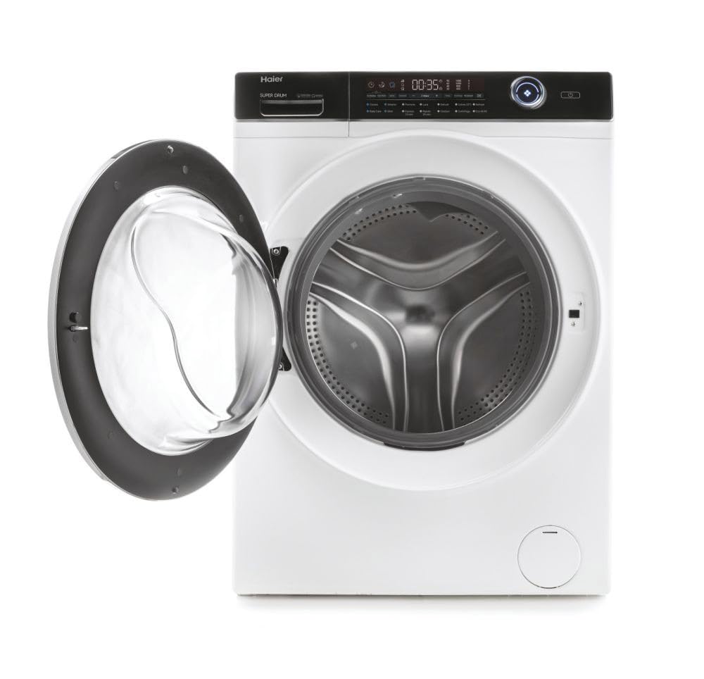 Haier I-Pro Series 7 Plus HW150-BP14986E Lavadora 15 kg 1400 revoluciones Motor inversor BPM Cesta XXL iluminada Clase A H x L x P (cm) 98 x 70 x 63 Blanco