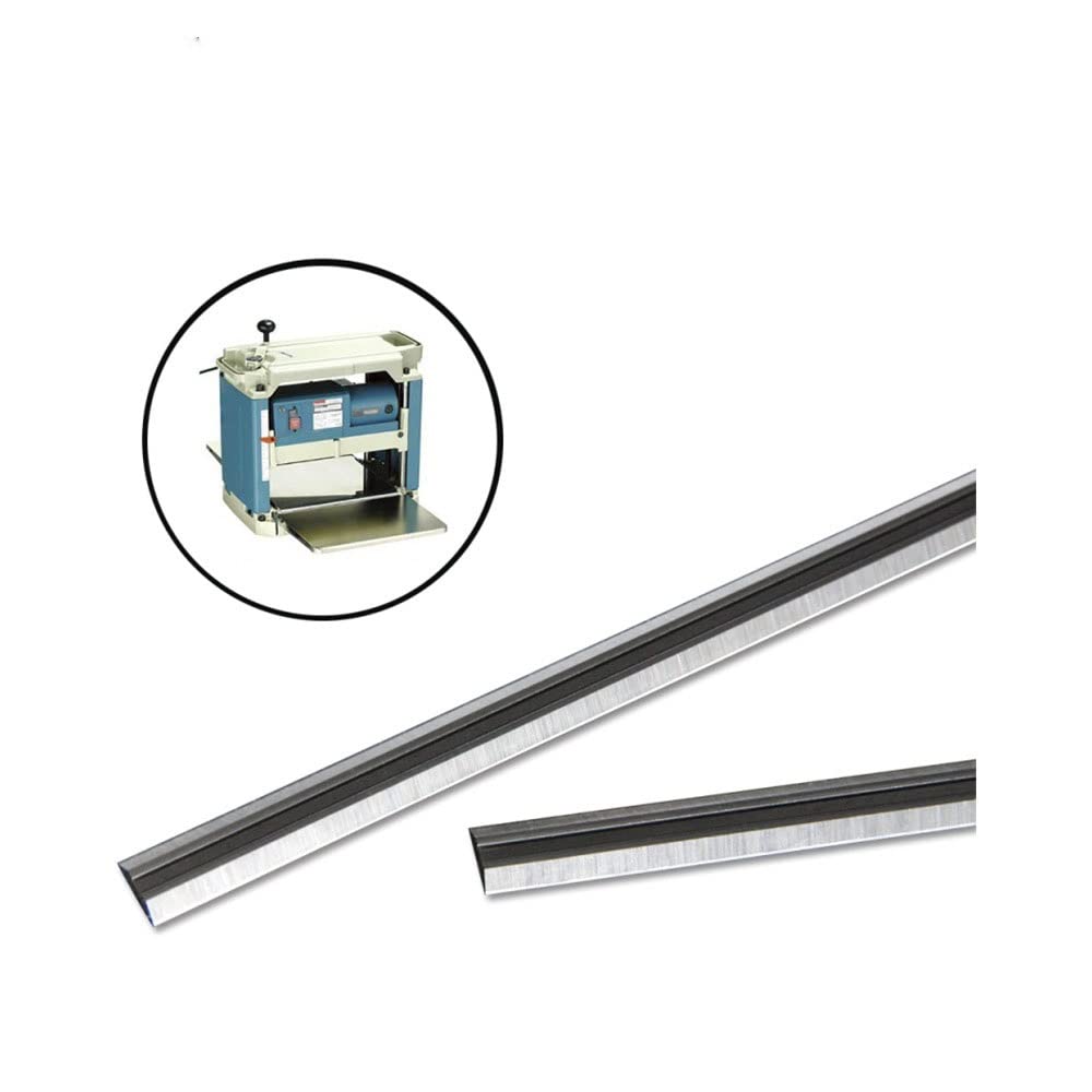 DSAINT 12quot;Cuchillas for cepilladora de Madera de 305 X 8 X 2 mm de Espesor HSS for Makita 2012NB, 2012 &Herramienta de carpintería for propietarios de viviendas 2 Juegos
