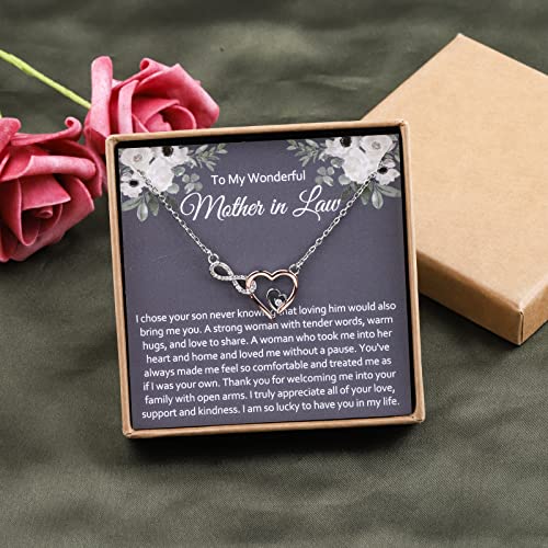 OKEYCH Mom Gifts To My Mother in Law Necklace from Daughter Future Mother In Law Jewellery Mother Of The Groom Gift Mothers Day Gift2