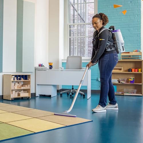 Image of ProTeam GoFit 3 Cordless 4Ah, 3 qt. Commercial Backpack Vacuum w /Xover Multi-Surface Telescoping Wand Tool Kit, 107774