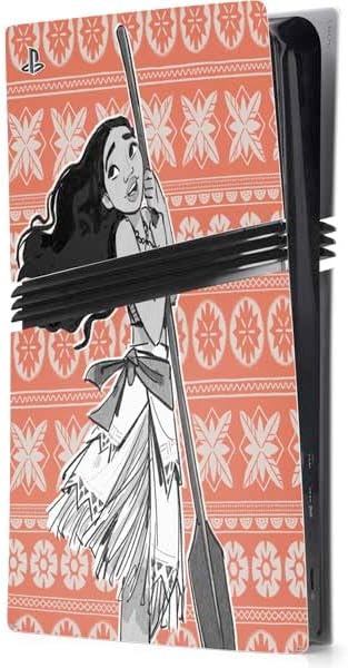 Skinit Decal Gaming Skin Compatible with PS5 Pro Console - Officially Licensed Disney Princess Moana Singing Design
