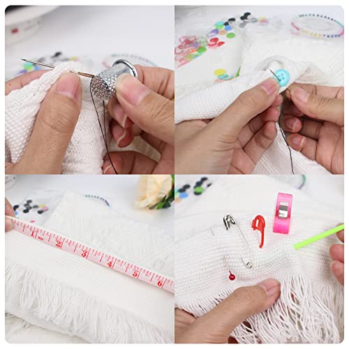 Premium Large Sewing Kit for Adults, 237 Pcs DIY Sewing Kit, Needle and Thread Kit for Beginners, Kids, Basic Home Hand Sewing Supplies Repair Kits, Emergency Travel Sewing Kits