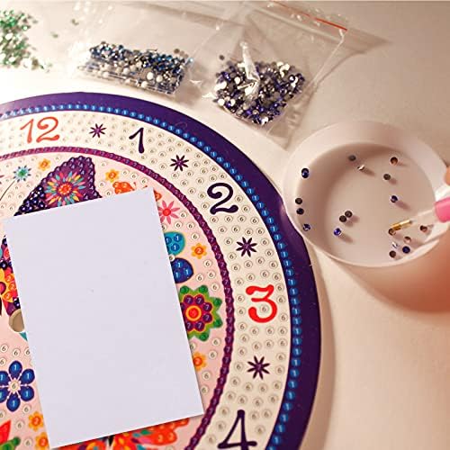 Skisneostype 100 Sheets Diamond Art Painting Paper Diamond Art Painting Cover Sheet Double-Sided Release Paper Non-Stick Cover Replacement Paper for Diamond Art Painting Tools and Accessories