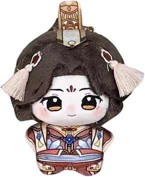 LUNK Xie Lian Figure Hua Cheng Pillow Stuffed Animal Anime Softs Figures Xie Lian Stuffed Figurine Pendant 10CM