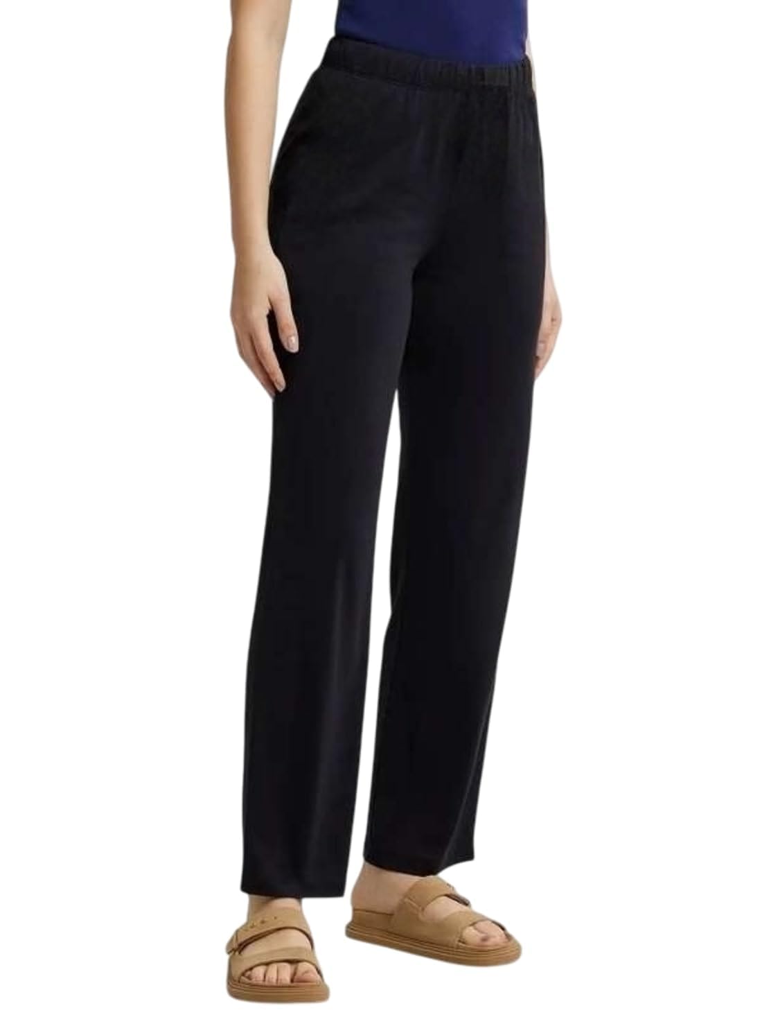 la bbaik Woman's Payjama Pants in Trendy Style For All Season (IN, Alpha, L, Regular, Standard, BLACK)-picture-47