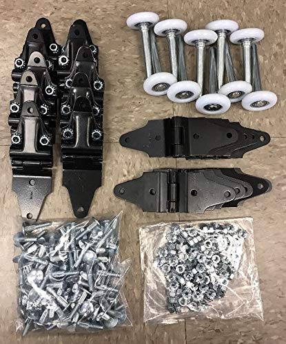 30 Pack Whiting Overhead Truck Door Repair Kit - Hinges + 2" Rollers + Hardware!