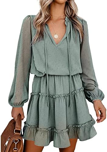 BTFBM Long Sleeve Dress for Women Fall 2026