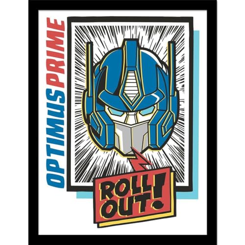 Transformers - Poster encadré ROLL OUT (40 cm x 30 cm) (Multicolore)