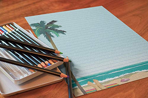 Beach Notepads with Magnet - Magnetic Beach Notepads for Fridge - USA Made - Do Do List, Grocery List (Palm Tree) - Image 2