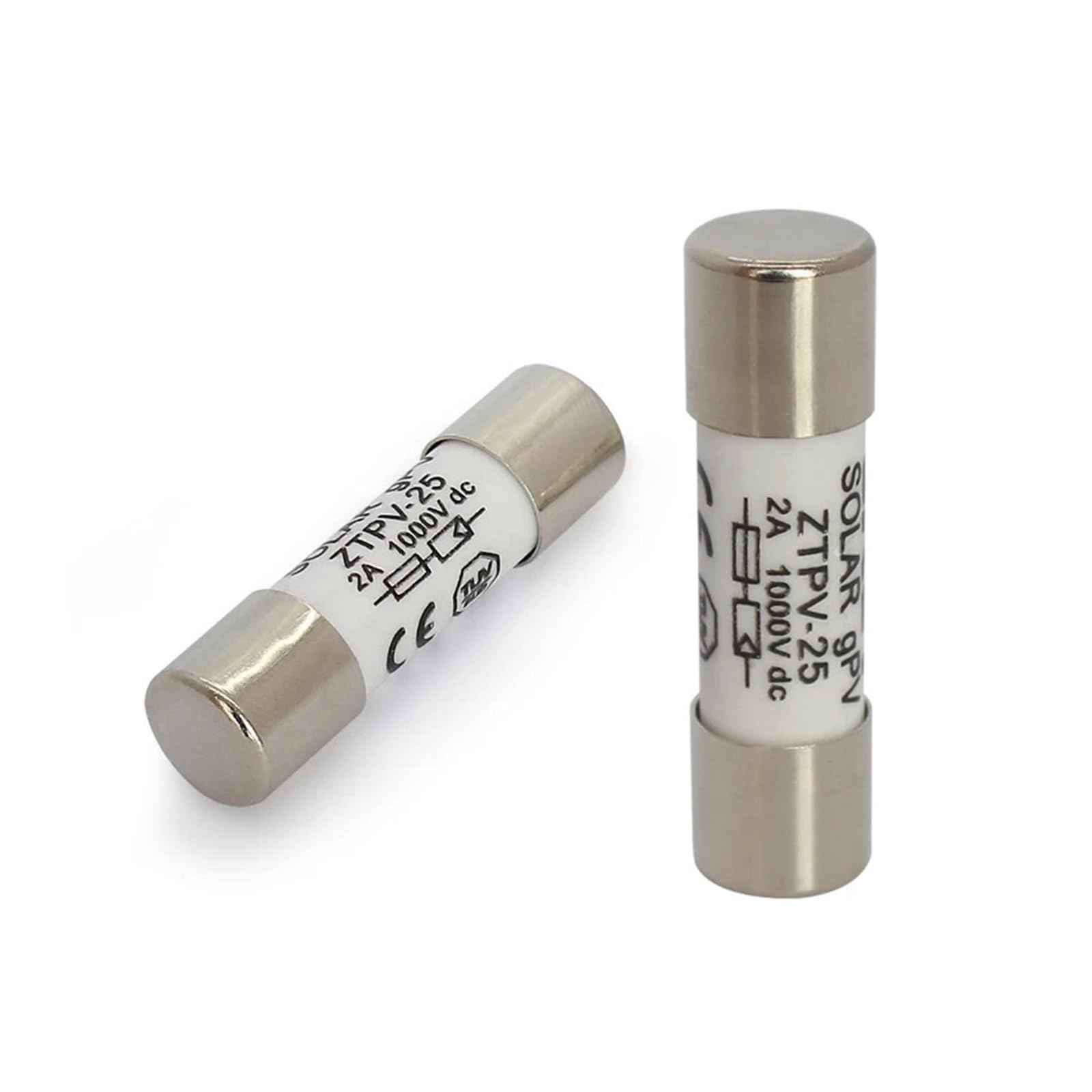 10/20/30/50/100pcs Fusibile 1000V 30A DC 10 * 38MM 1-32A solare fotovoltaico Leghe metalliche(20pcs,16A)
