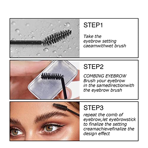 Eyebrow Soap Kit, 4D Brows Gel Long Lasting Eyebrow Setting Gel Waterproof Eyebrow Makeup Balm Pomade Cosmetics (0.7 Ounce (Pack Of 1)) #TOP3