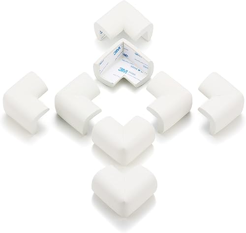Miniatura 3 de Paquete de 8 protectores de esquina para bebés, esquinas y bordes precintados, esquinas y bordes a prueba de bebés, parachoques de seguridad para