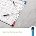 Magnetic Dry Erase Calendar for Refrigerator Fridge, Whiteboard 2021 2020 Monthly Planner with 2 Marker Pen 43 x 33cm