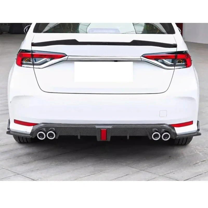 Difusor trasero Corolla soluciona parachoques soso y dañado con spoiler labio 5