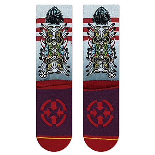 MERGE4 Jeff Ament M.P.S. Black Red Unisex Artist Crew Sock3
