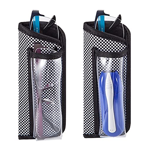 Image of TRIUMPH VISION 3 Pack Reading Glasses Pouch Soft Case Eyeglass Sleeve Slim | Alternative to Bulky Case in bag, Lightweight Lined Padded Protect Optical lens Slip in, Cute Pattern Portable for Daily Use