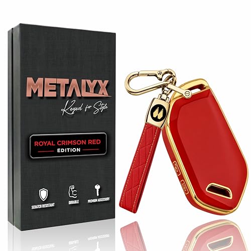 Image of Metalyx Key Fob Cover for Kia Seltos 2026 Facelift (HTK, HTK(O), HTX, HTX(A), GTX, GTX(A)) | Soft TPU | Anti-Scratch | Strong Signal | Stylish Case with Lanyard