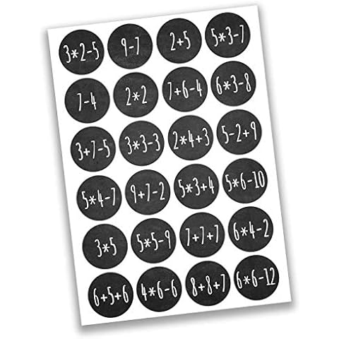 Papierdrachen Advent Calendar Number Stickers Cover