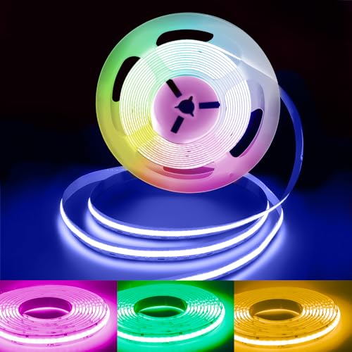 Arotelicht 2m COB LED Strip RGB 12V 810LEDs/m COB LED verlichting Dimbaar COB LED Licht Hoge Dichtheid IP20 voor Slaapkamer Keuken Interieur Decoratie