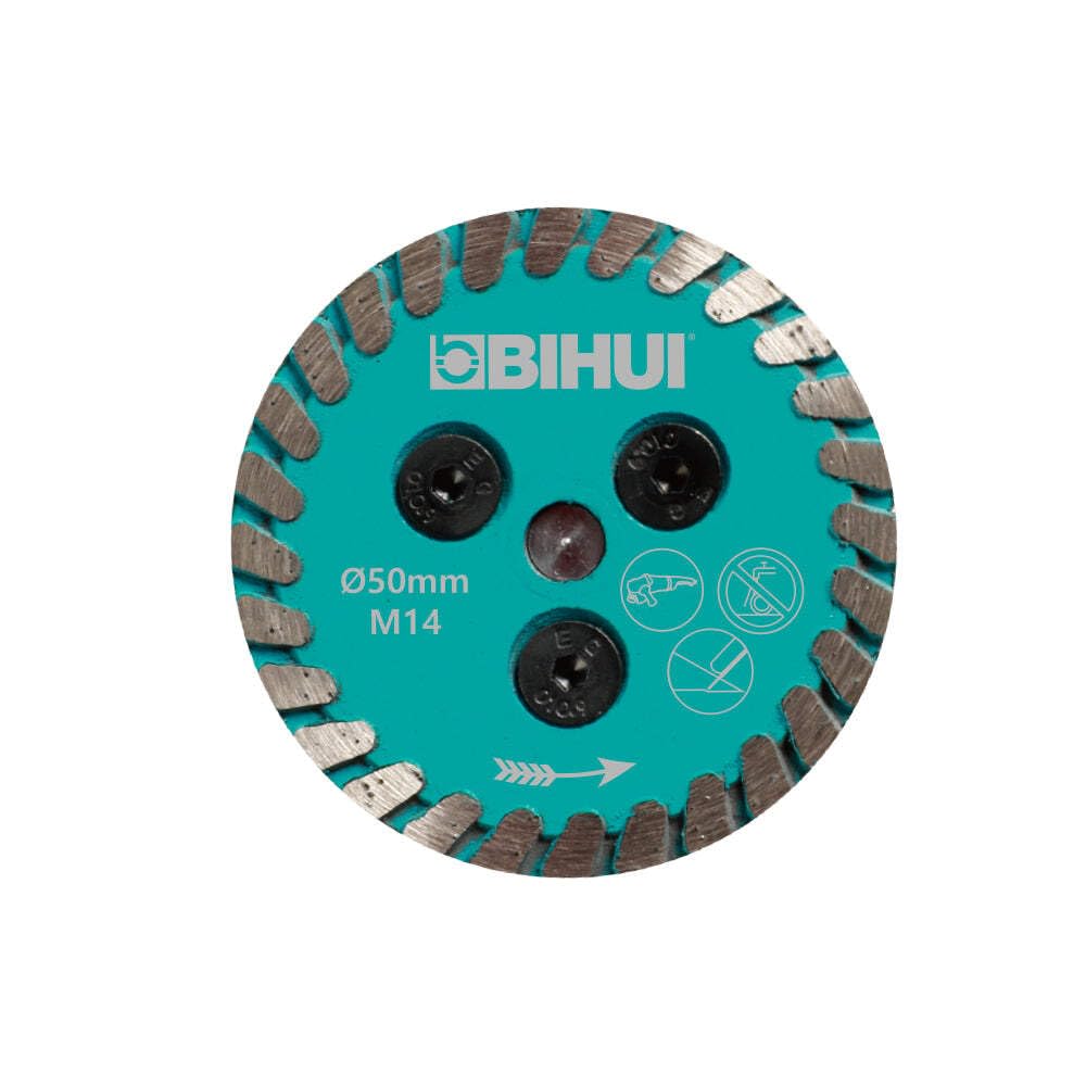 BIHUI 50mm Tile Cutting Disc Diamond Disc M14