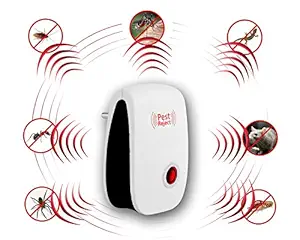 KANSAI Ultrasonic Pest Repeller to Repel Rats, Cockroach, Mosquito, Home Pest & Rodent Repelling Aid for Mosquito, Cockroaches, Ants Spider Insect Pest Control Electric Pest Repelling (Pack of 1) (1)