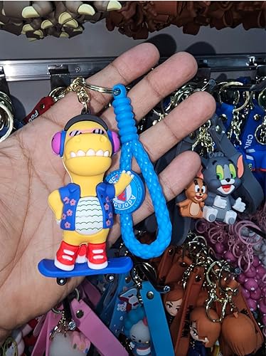 Image of OTTAVO Cute Cartoon 3D Silicone High -Quality PVC Material Keychain, Suitable for Boys and Girls - Pack of 1.