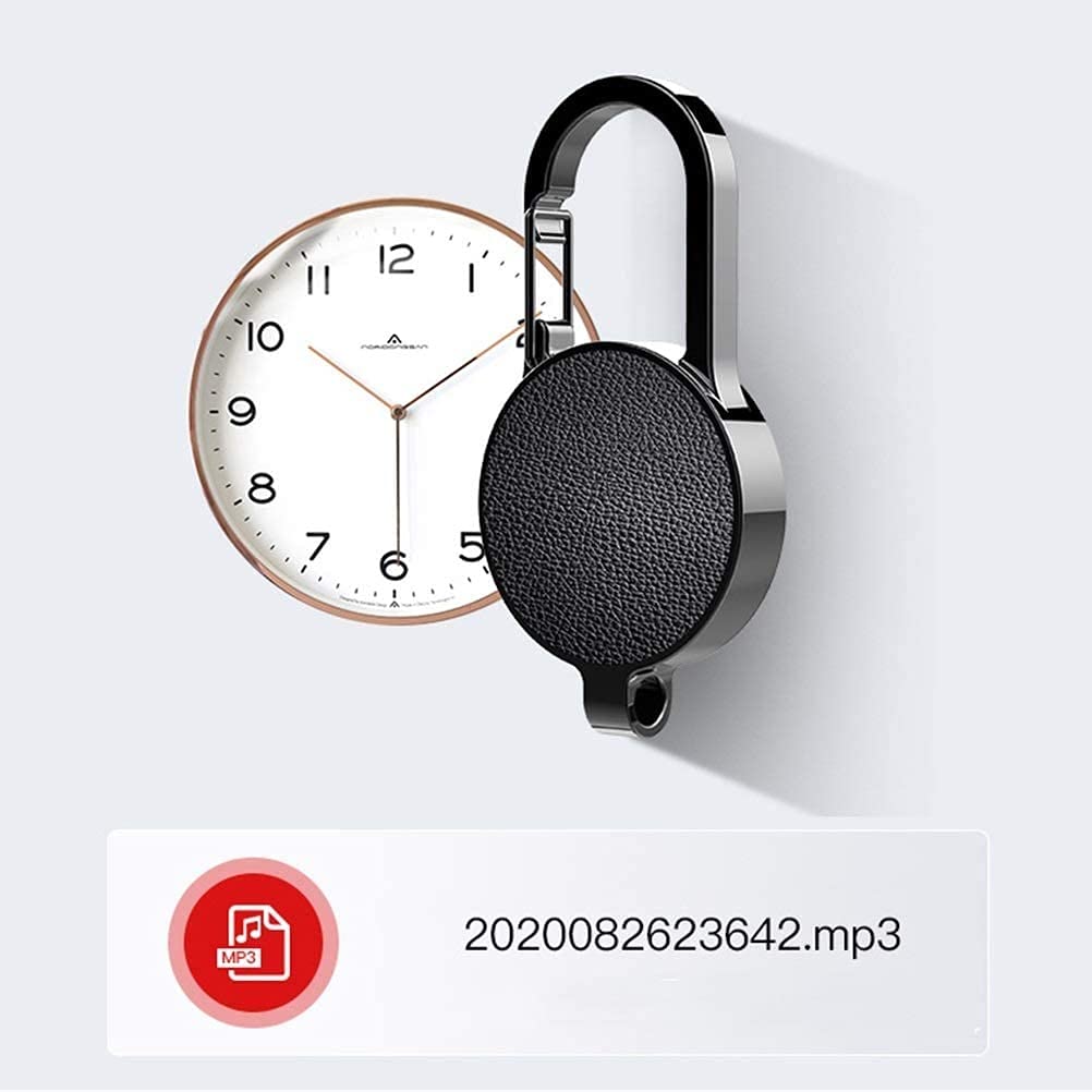 Registratore Digitale Attivato Voice- Easy Registrazione di conferenze e riunioni, Riduzione del Rumore Audio, Suono, Mini Nastro Portatile Dictaphone, MP3, USB, 32 GB (Size : 32G)