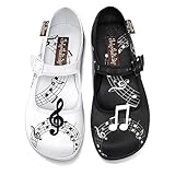 Hot Chocolate Design Chocolaticas Bon Voyage Bailarina Mary Jane para Mujeres Multicolor HCD 38