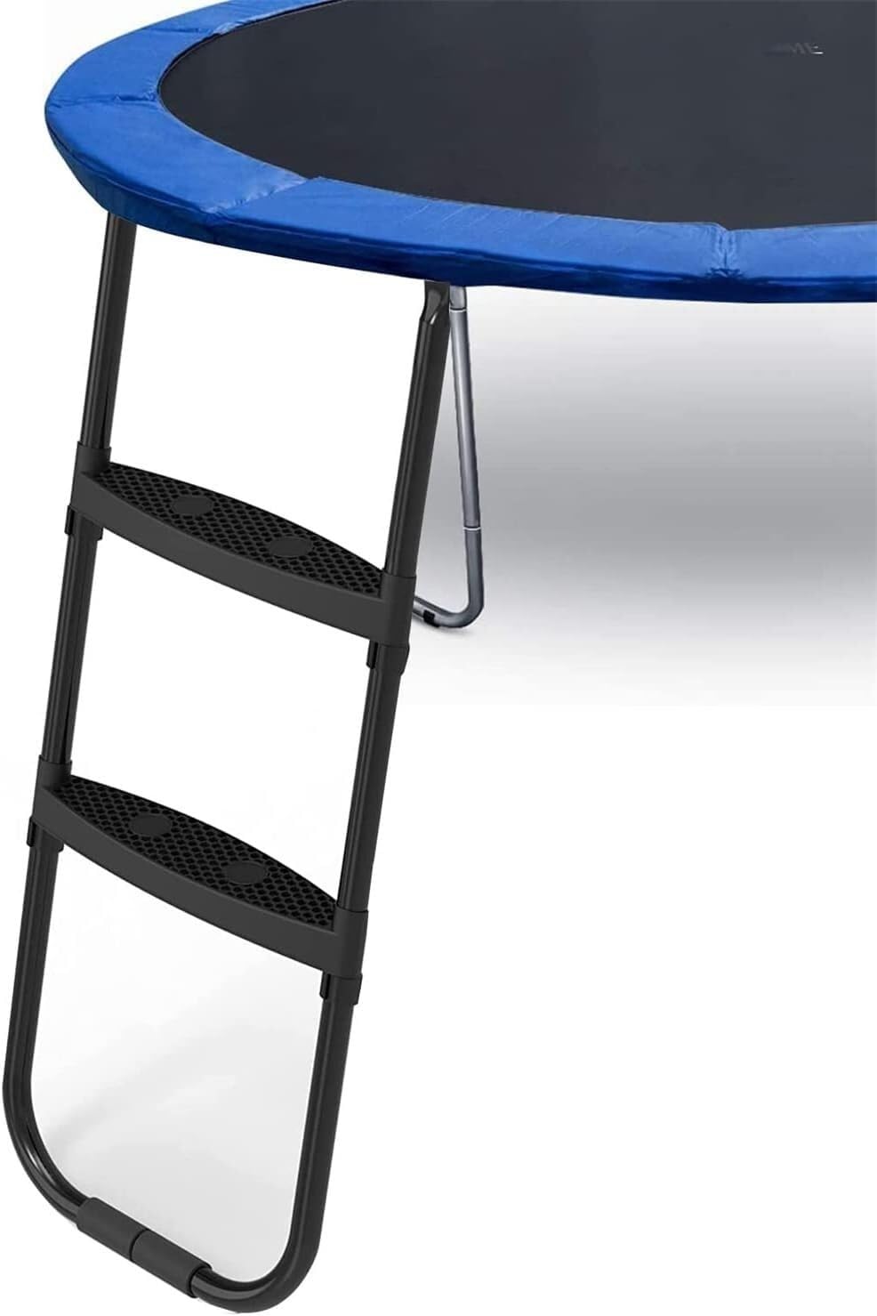 SSDDLZEQ Trampoline Ladder, with Wide Skid-Proof Steps, Skid-Proof Steps Universal Hook, 2 Step Trampoline Stairs Accessories for Kids(101 * 33cm)
