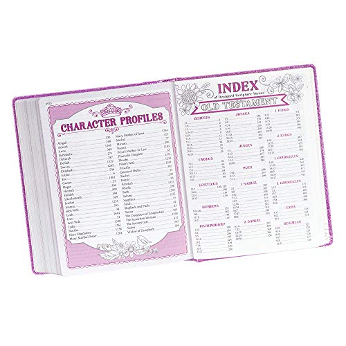 ESV Holy Bible, My Creative Bible For Girls, Hardcover w/Ribbon Marker, Illustrated Coloring, Journaling and Devotional Bible, English Standard Version, Purple Glitter (ESV Creative Editions Girls) - Image 5