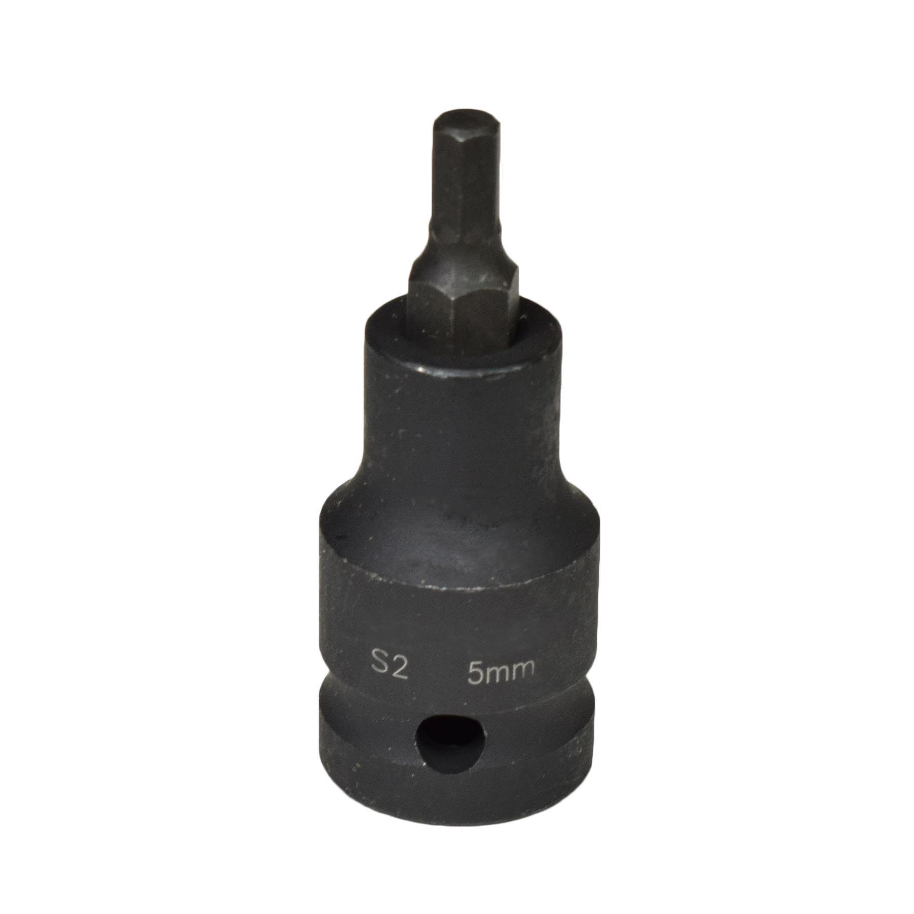 B&Q -  M5 X 55mm 1/2" Drive Short Impact Impacted Allen Hex Key Socket By Bergen