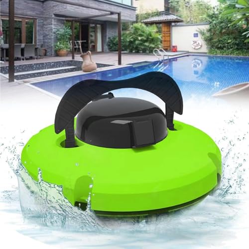 GFXYQPDNV Fully Automatic Swimming Pool Vacuum Cleaner, Robot Swimming Pool Cleaner, Wireless Underwater Wall Climbing Cleaner, Equipped With Intelligent Navigation And Swimming Pool Top Load Filter