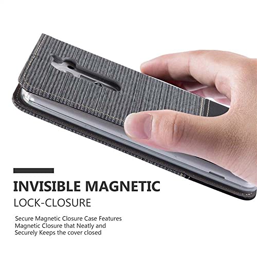 Cadorabo Custodia Libro per LG G2 MINI in GRIGIO