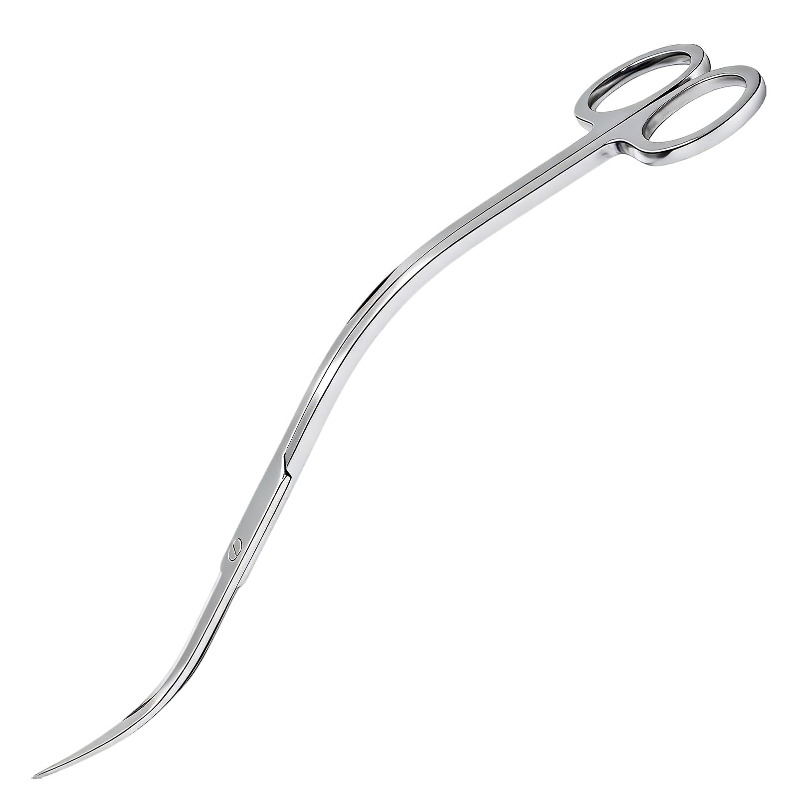 Aquarium Wave Scissors 30cm, Stainless Steel Curved Long Aquatic Plant Trimmer for Fish Tank, Terrarium & Aquascaping Tools