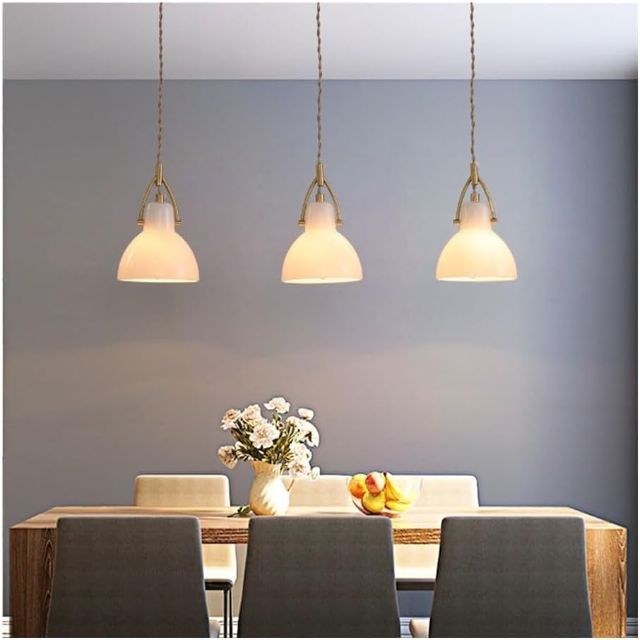 Suspendu en Laiton Moderne lustre suspension de plafond dorée salon - 6