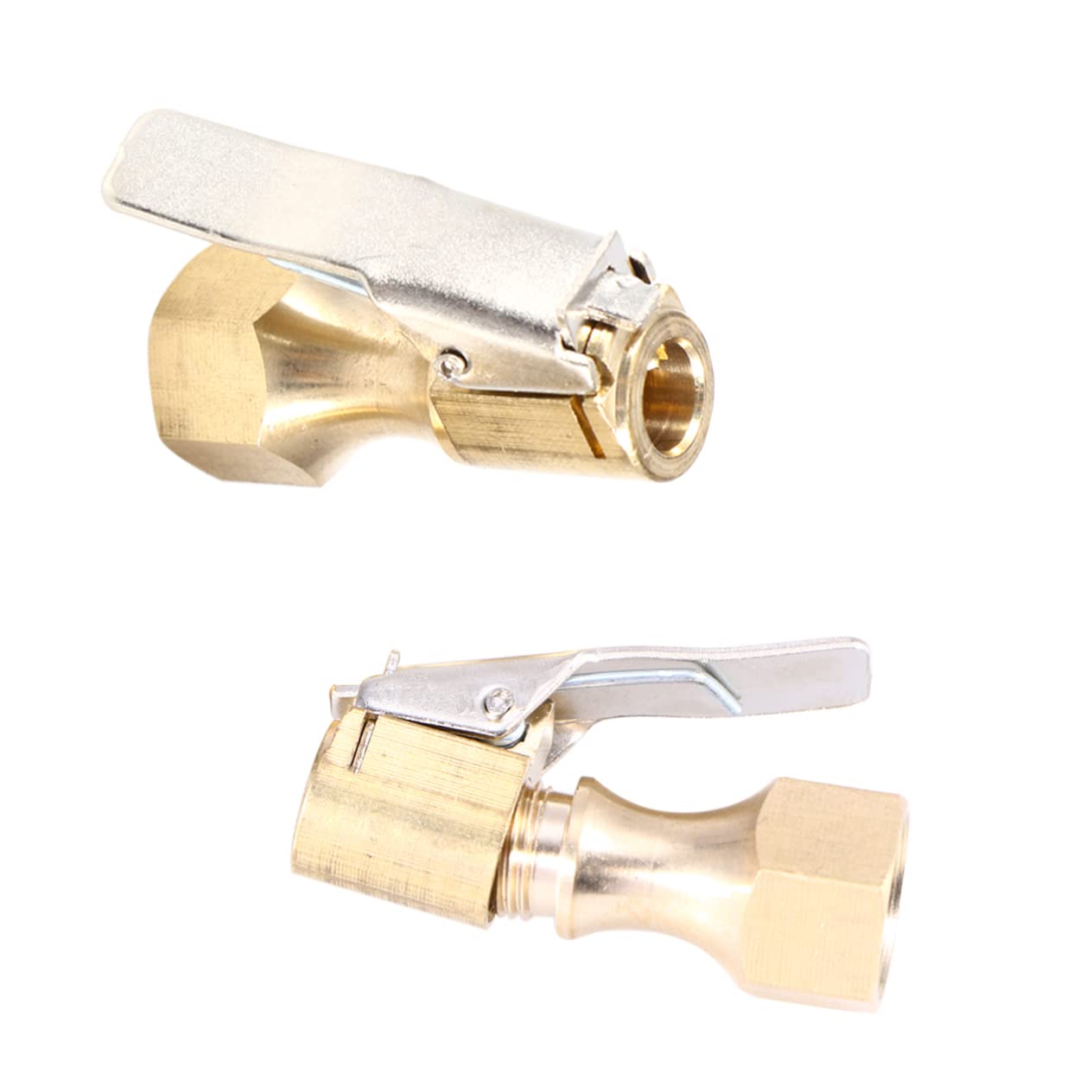 OUNONA 4pcs Lock Air for Tire Inflator Heavy-Duty Clips Tyre Air Chunk for Car Tires and