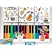 Amazon.com: JarThenaAMCS Musical Window Clings Colorful Keyboard Window ...