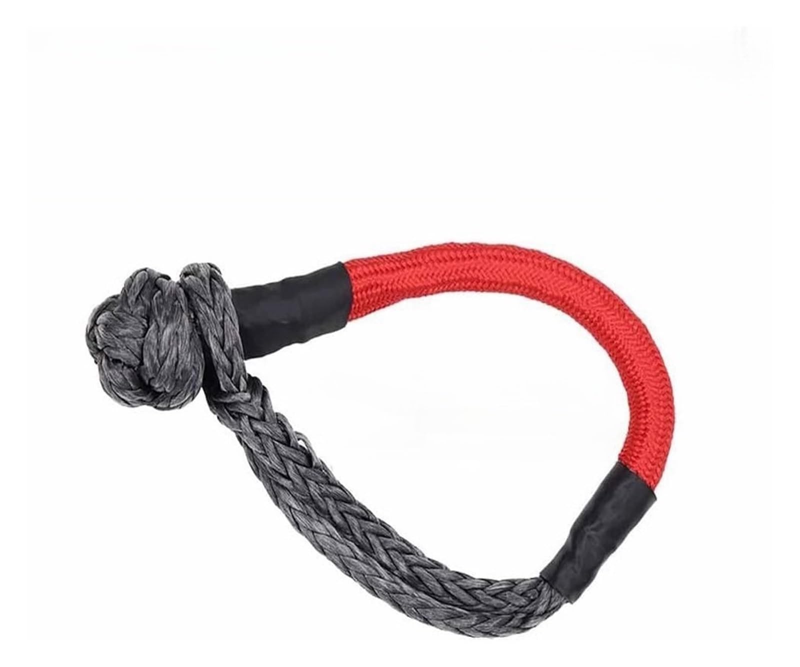1 szt. 20 ton 38 000 funtów wyciągarka syntetyczna miękka szekla do żeglowania ATV UTV SUV pojazd terenowy odzyskiwanie(Red 1pc)