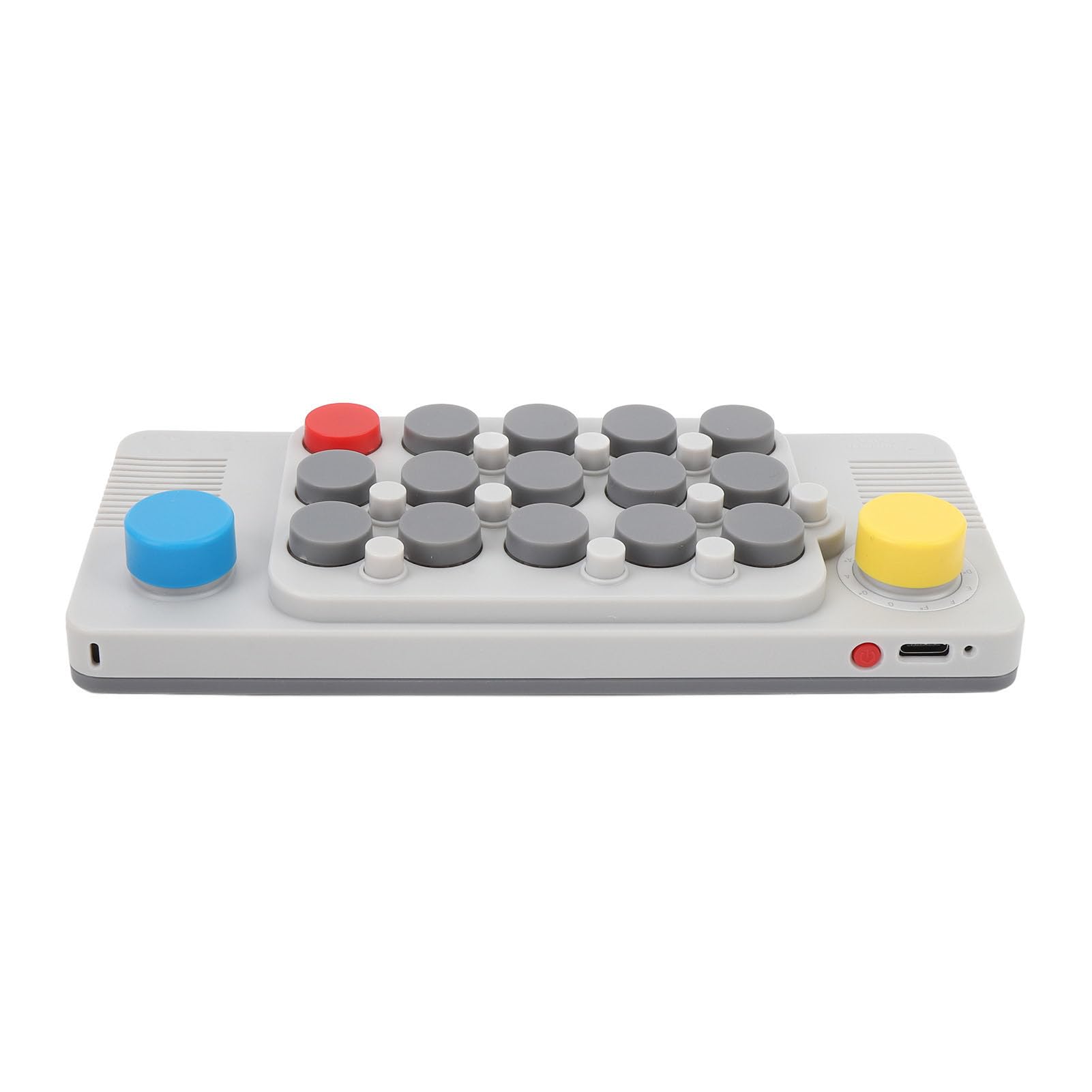 Teclado Musical Portátil, 20 Instrumentos Teclado Musical Eléctrico C3 a C8, Altavoz de Bolsillo con Conector para Auriculares de 3,5 Mm, para MUSIC, Batería de Larga