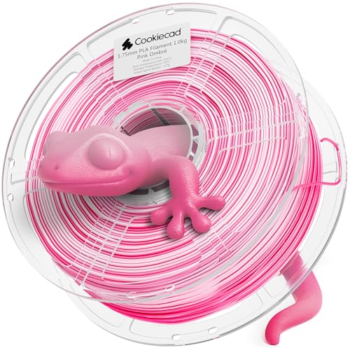 Image of Cookiecad PLA Filament 1.75mm 1kg Rainbow Multicolor 3D Printer Filament - Pink Ombre PLA
