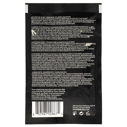 Colours By Gina Lightening Dust polvo decolorante 1 oz miniatura 2