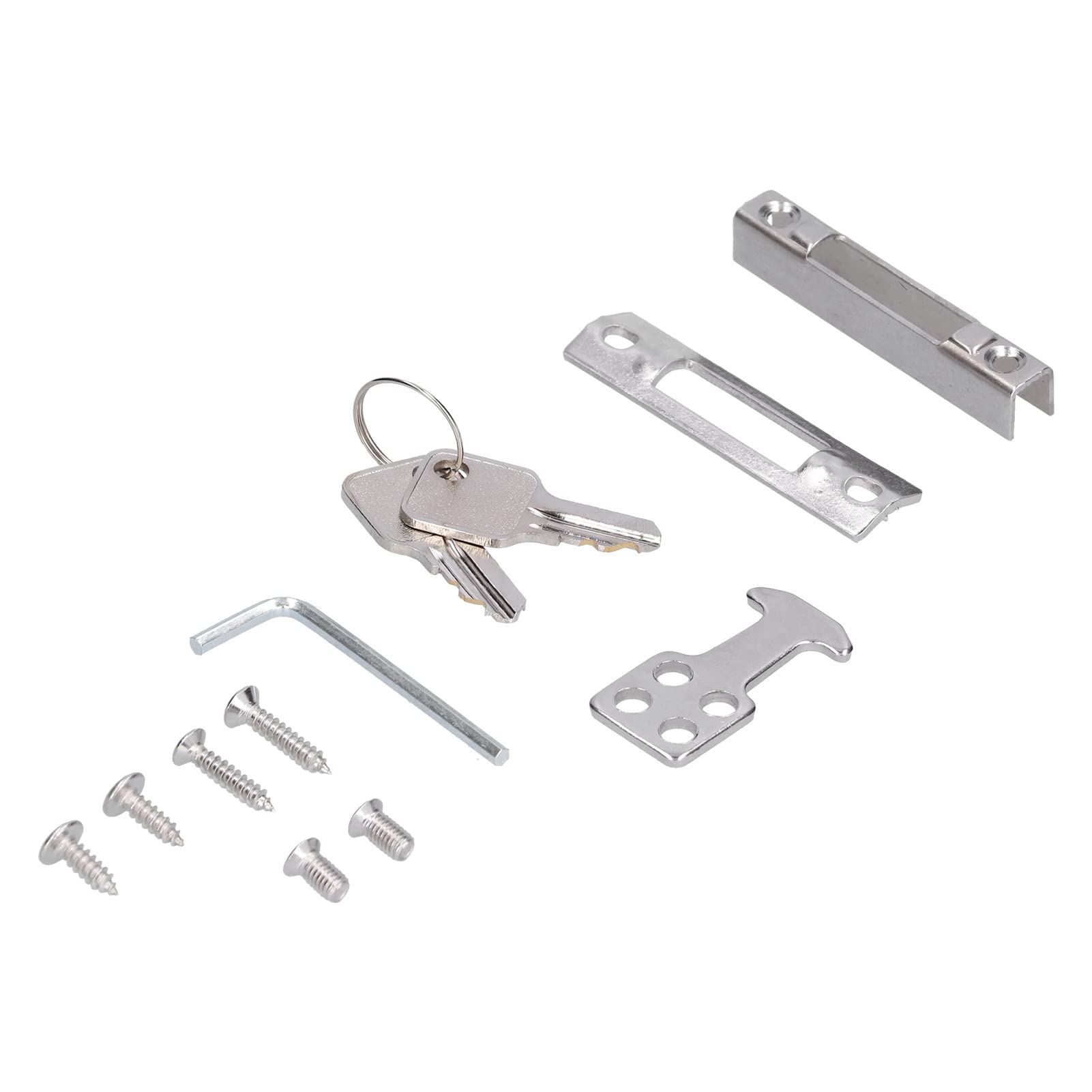 Serrure de porte coulissante noire double face pour séparer un salon ou bureau
