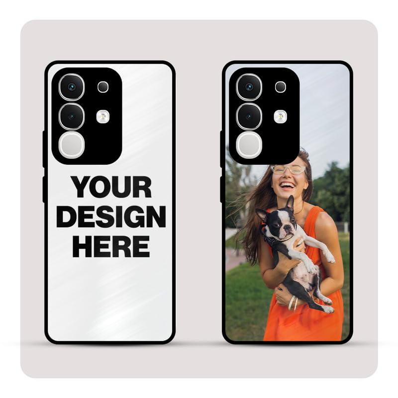 Image of Personalized Back Cover for Vivo Y31 Pro | Custom Case with Name, Photo or Logo | PrintShield Hybrid with Soft TPU Grip & Scratch Protection