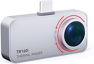 MiLESEEY Thermal Imaging Camera TR160i, Thermal Camera Android, 160x120 Resolution, Temperature Accuracy up to 2℃,-20°C~600°C Testing Range, 25Hz Frame Rate for Smartphones and Tablets