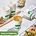 Vplus 270 Pack Compostable Paper Cups, 12 oz Biodegradable Disposable Paper Coffee Cups, Eco-friendly Hot Drinking Cups for Party, Picnic,Travel,and Events 5