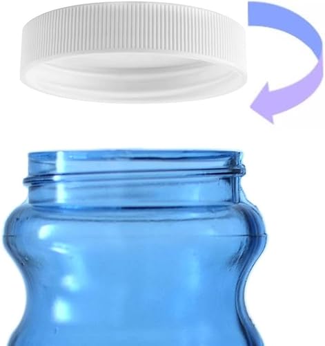 Miniatura 8 de Tapas roscadas y atornilladas para dispensador de agua, botellas de plástico con tapas de tamaño de 2.087in (2 unidades)