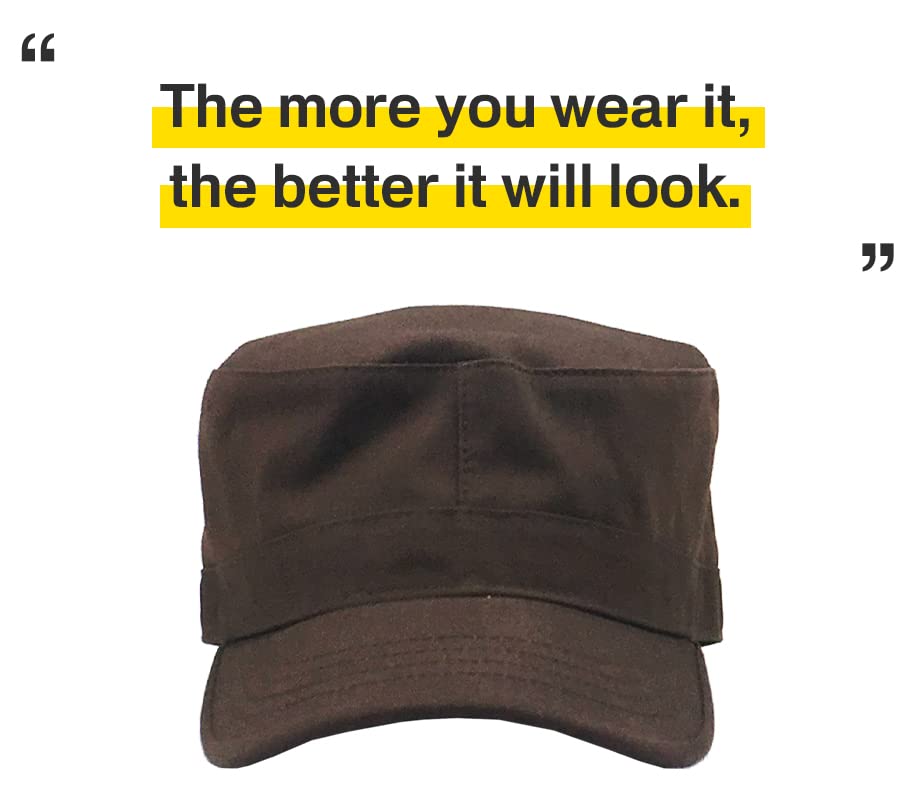 Image of KBETHOS Cadet Army Cap Basic Everyday Military Style Hat (Now with STASH Pocket Version Available)